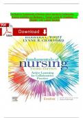 Test Bank for Fundamentals of Nursing&colon; Active Learning for Collaborative    Practice 3rd Edition by Barbara L&period; Yoost&comma; Lynne R&period; Crawford     Chapter 1-42 Latest Version 