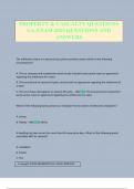 PROPERTY & CASUALTY QUESTIONS GA EXAM 2025 QUESTIONS AND ANSWERS