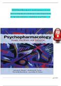 Test Bank For Psychopharmacology&colon; Drugs&comma; the Brain and Behavior 4th Edition By Meyer&comma; All Chapters Covered&comma; A&plus; guide&period;