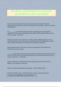 SEARCH AND RESCUE EXAM 2025 QUESTIONS AND ANSWERS