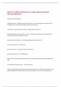 PATH 1017&colon; WEEK 1 SHOCK Exam&colon; Complete Q&A with Verified  Solutions-2025&sol;2026 