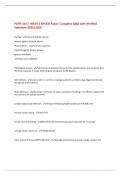 PATH 1017&colon; WEEK 1 SHOCK Exam&colon; Complete Q&A with Verified  Solutions-2025&sol;2026 
