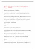W6 Path 1017 Head Injuries Exam&colon; Complete Q&A with Verified  Solutions-2025&sol;2026 