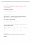 PATH1017 Wk 11 &ndash; Neoplasia Exam&colon; Complete Q&A with Verified  Solutions-2025&sol;2026 