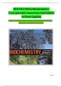 Test Bank for Biochemistry&colon; Concepts and Connections&comma; 2nd Edition &lpar;Appling&comma; 2019&rpar; Chapter 1-26 &vert; All Chapters