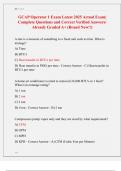 GCAP Operator 1 Exam Latest 2025&sol; 2026 Actual Exam&vert; Complete Questions and Correct Verified Answers&sol; Already Graded A&plus; &lpar;Brand New&excl;&excl;&rpar;