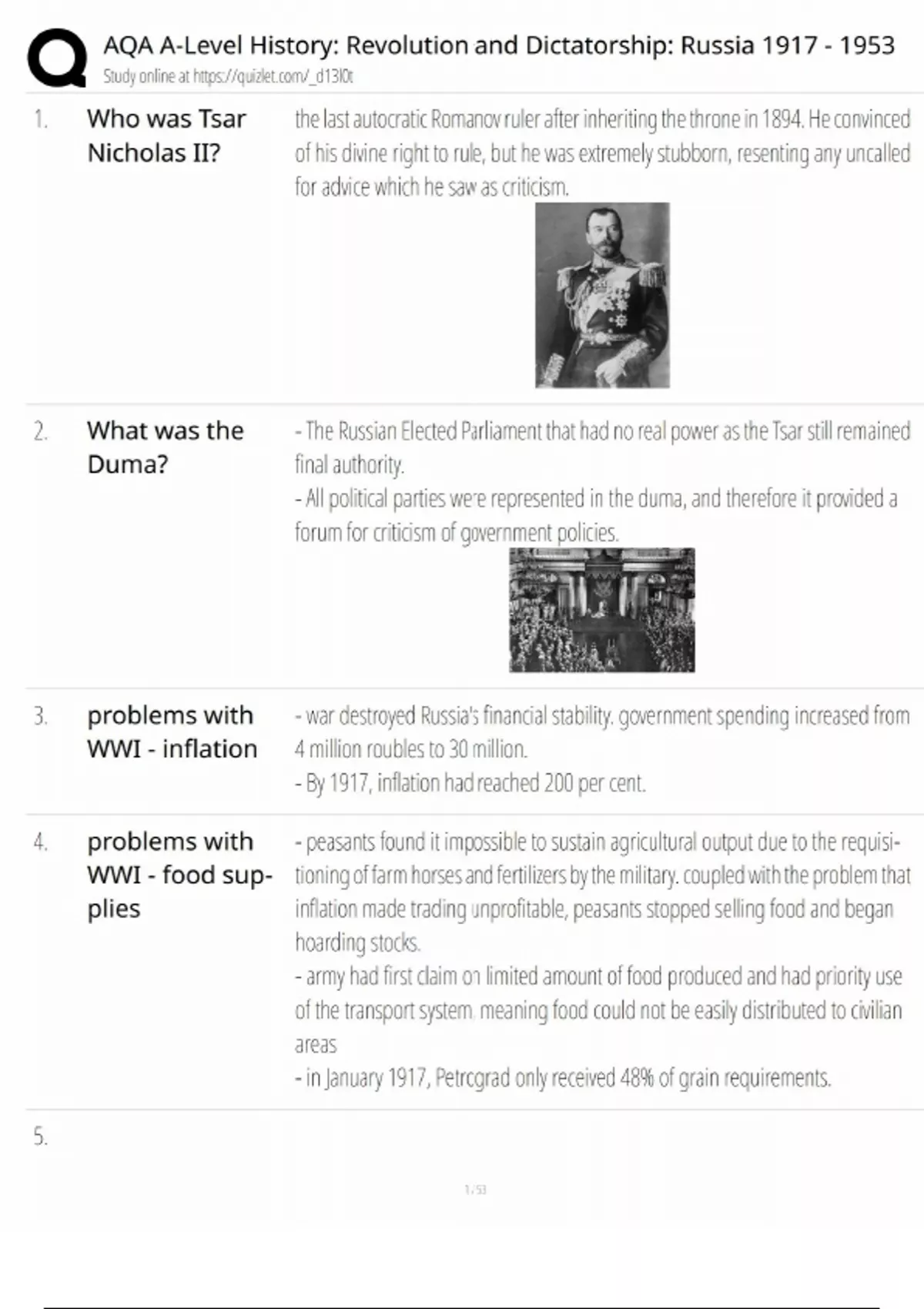 AQA Revolution & Dictatorship Russia 1917‑1953 / A‑Level History ...