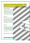 RELIAS BASIC DYSRHYTHMIA ASSESSMENT A EXAM LATEST &lpar;2024-2025&rpar; A&plus; GUARANTEED PASS
