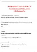 AANP BOARD TEST 2025 STUDY GUIDE Expected Questions and Verified Answers Latest 2025&sol;2026 COMPLETE FREQUENTLY MOST TESTED QUESTIONS WITH COMPLETE SOLUTION &sol;GET IT 100&percnt; ACCURATE&excl;&lpar;Graded A&plus;&rpar;