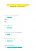 IHOP SOP TEST QUESTIONS AND ANSWERS GRADED A&plus; LATEST UPDATE&period;