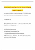CFE- Investigation Exam Questions & Answers Latest Update Graded A&plus;