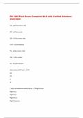 BUNDLE FOR PN 1005  Exams Q&A with Verified Solutions 2025&sol;2026 