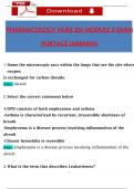 Pharmacology NURS 251 Module 5 Exam &lpar;2025 &sol; 2026&rpar; portage learning&sol; ABCnursing&sol;Geneva College Questions and Verified Answers&comma; 100&percnt; Guarantee Pass