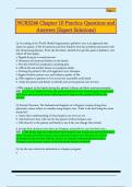 NURS246 Chapter 10 Practice Questions and  Answers &lpar;Expert Solutions&rpar; 