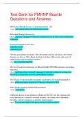 PMHNP Boards 2025 Ultimate Bundle &ndash; Complete Test Banks with Verified Questions & Answers &vert; Full Exam Coverage