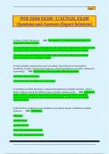 PUR 3000 EXAM -1&sol;ACTUAL EXAM  Questions and Answers &lpar;Expert Solutions&rpar; 