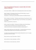 Tosca Tricentis AS2 Exam Preparation&colon; Complete Q&A with Verified  Solutions-2025&sol;2026 