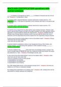 MACS 609 Certification Exam &ndash; Verified Questions with Correct Answers &vert; Updated Study Guide 2025