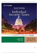 TEST BANK FOR South-Western Federal Taxation 2025&colon; Individual Income Taxes 48th Edition by James Young&comma; Annette Nellen&comma;Mark Persellin ISBN&colon;978-0357988954 COMPLETE GUIDE ALL CHAPTERS COVERED 100&percnt; VERIFIED A&plus; GRADE ASSURED&excl;&excl;&excl;&excl;NEW LATEST UPDATE&excl;&excl;&excl;&excl;&excl;