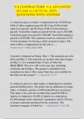VA Contractors Advanced Class A Exam &vert; 2025&ndash;2026 Verified Questions with Correct Answers &vert; Graded A Plus