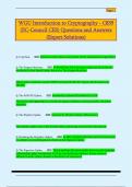 WGU Introduction to Cryptography - C839  &lpar;EC-Council CES&rpar; Questions and Answers  &lpar;Expert Solutions&rpar; 