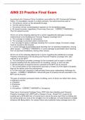 Ains 23 practice final exam