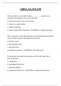 ABSA 4A EXAM QUESTIONS AND ANSWERS 2025