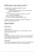 AP Music Theory Non-Aural Full Course Notes