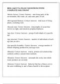 BIOL 1442 UTA EXAM 3 QUESTIONS WITH COMPLETE SOLUTIONS