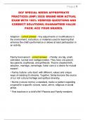 Dcf special needs appropriate practicess