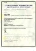 NUR 6111 EXAM 2 MOST TESTED QUESTIONS AND ANSWERS GRADED A&plus; WITH RATIONALES