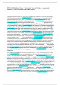 BIOL 1442 Final Exam Review &ndash; University of Texas at Arlington A&plus; guaranteed