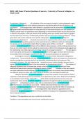 BIOL 1442 Exam 1 Practice Questions & Answers &ndash; University of Texas at Arlington A&plus; 