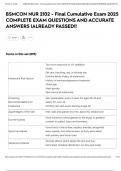 BSMCON NUR 2102 - Final Cumulative Exam 2025 COMPLETE EXAM QUESTIONS AND ACCURATE ANSWERS &vert;ALREADY PASSED&excl;&excl;