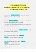 NUR 2063 Essentials of Pathophysiology &ndash; Final Exam &lpar;Modules 1-10&rpar; 2025&sol;2026