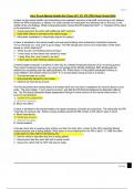 Hesi Psych Mental Health Exit Exam &lpar;V1&comma; V2&comma; V3&rpar; &lpar;TB&rpar; Study Guide Q&A