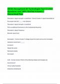 AVIXA Recognized AV Technologist Test &vert;&vert; Latest Questions and 100&percnt; Verified Answers &vert; Guaranteed Pass