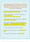 2025 Massachusetts 2A hoisting license 250 Exam  Prep Questions with correct Answers&sol; MA 2A-1C  Hoisting Test 2025-2026 Practice Test with Real  Exam Answered Questions 