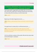 Ct Notary Questions and Correct Answers&sol;  Latest Update &sol; Already Graded 