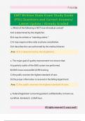 EMT Written State Exam Study Guide  &lpar;PSI&rpar; Questions and Correct Answers&sol;  Latest Update &sol; Already Graded