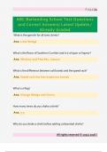ABC Bartending School Test Questions  and Correct Answers&sol; Latest Update &sol;  Already Graded