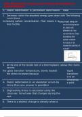 MSE Mechanical Testing and Properties Questions & Correct Answers