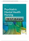 Test bank Psychiatric Mental Health Nursing by Mary C&period; Townsend 9th edition All chapters
