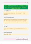 CCMA Certification study guide Questions  and Correct Answers&sol; Latest Update &sol;  Already Graded