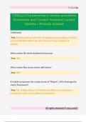 COG170 Fundamentals review questions  Questions and Correct Answers&sol; Latest  Update &sol; Already Graded 