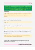 COG170 Fundamentals review questions  Questions and Correct Answers&sol; Latest  Update &sol; Already Graded