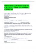 IAAO 311 REVIEW QUESTIONS AND QUIZZES WITH CORRECT ANSWERS 