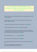 VA CONTRACTOR&sol;RESIDENTIAL CONTRACTOR EXAM 2025 QUESTIONS AND ANSWERS