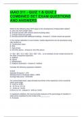 IAAO 311 - QUIZ 1 & QUIZ 2 COMBINED SET EXAM QUESTIONS AND ANSWERS 