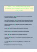 WGU C202 MANAGING HUMAN CAPITAL EXAM 2025 QUESTIONS AND ANSWERS